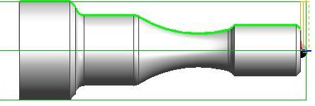 5 Obrábění profilu součásti V této fázi byla provedena změna geometrie v aplikaci Autodesk Inventor o jedno sražení hrany.