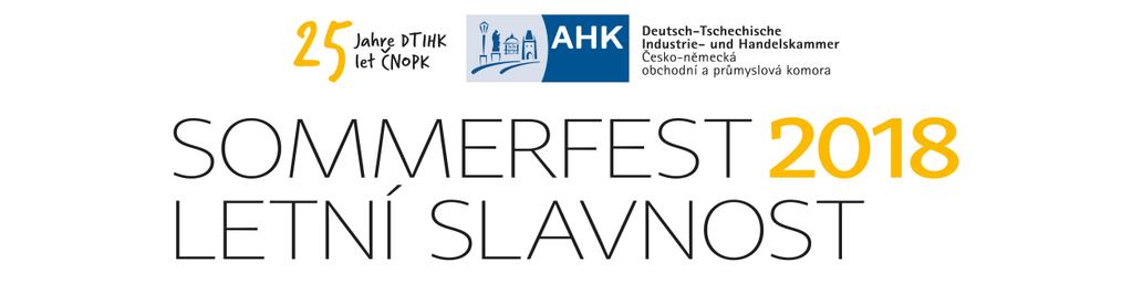 DTIHK-Sommerfest, 14.6.2018 FIRMA a. hartrodt CZ s.r.o. ABR Executive Coaching Abydos s.r.o. adbrixx GmbH Agentes IT, s. r. o. Agentura NKL s.r.o. AK VODA Anochin Roters Kollegen ARD-Studio Prag Archilight Asociace malých a středních podniků a živnostníků ČR Auditor, spol.