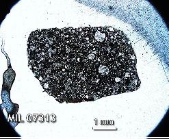 meteoritů. Typický znak otisk prstů.
