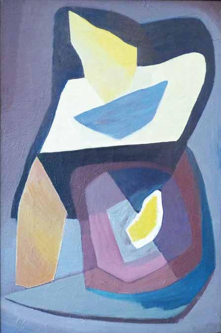 12 12 František Foltýn (1891 1976) Nonet olej, plátno, 1940, 47 x 32 cm, sign. PD Foltýn, rám. Žák prof. E. Dítěte a A.