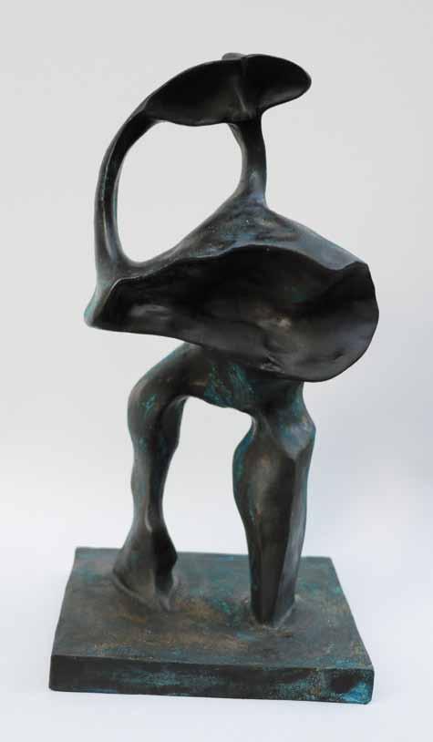 67 67 Emil Filla (1882 1953) Stojící žena se zdviženou rukou bronz,