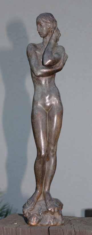 71 71 Jaroslav Horejc (1886 1983) Dívčí akt bronz, 1936,