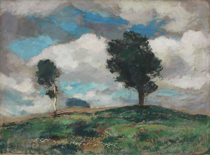94 94 Gustav Macoun (1892 1934) Kameničky olej, plátno, 1908, 70 x 94 cm, sign. LD G.