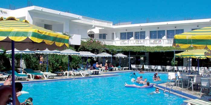 RHODOS KOLYMBIA Loutanis Hotel All inclusive Vhodné pro seniory Příznivá cena Včasná rezervace Možnost dopravy na pláž zdarma Hotelový komplex se nachází v klidné části letoviska Kolymbia.