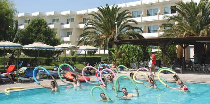 Děti výhodná cena Pro rodiny s dětmi Klidné prostředí Vhodné pro seniory Krásná pláž Afandou Beach Hotel All inclusive RHODOS AFANDOU Hotel se nachází v klidném prostředí, je ideální pro relaxaci a