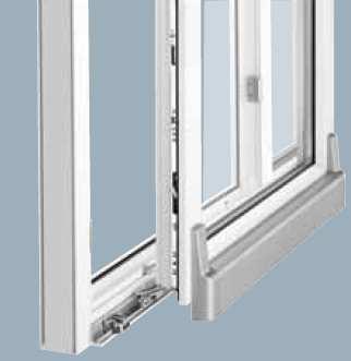 1.14.1.2.3 Balkónové dveře dovnitř otvíravé Jedno a dvoukřídlé BD Pravoúhlé, zešikmené či zaoblené prvky s celoobvodovým kováním a okenní kličkou.