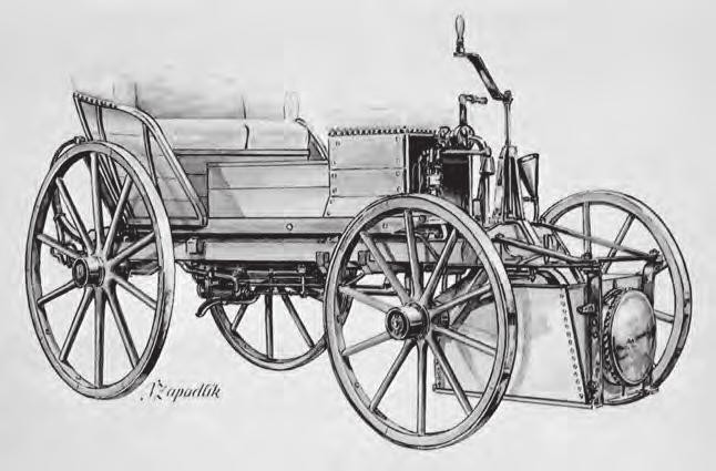 ENCYKLOPEDIE AUTOMOBILŮ Božek 1815 První samohybné vozidlo, parní automobil, postavil na území tehdejšího Rakousko-Uherska Josef Božek.
