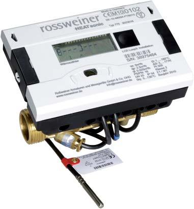 Ultrazvukový kompaktní měřič 10 Ultrazvukový měřič pro měření spotřeby energie v topných nebo chladicích zařízeních.