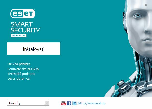 Inštalácia Program ESET Smart Security Premium obsahuje komponenty, na ktoré môže mať súčasné používanie iných antivírusových a bezpečnostných riešení rušivý vplyv.