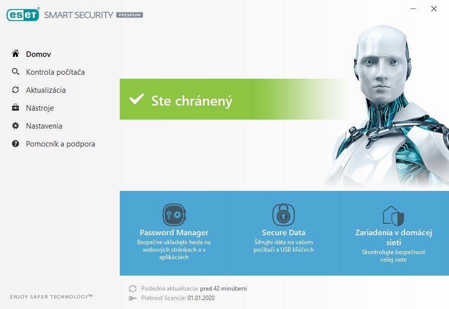 časti tiež môžete priamo kontaktovať technickú podporu spoločnosti ESET. Sekcia Novinky prináša najnovšie informácie súvisiace so spoločnosťou ESET a jej produktmi.