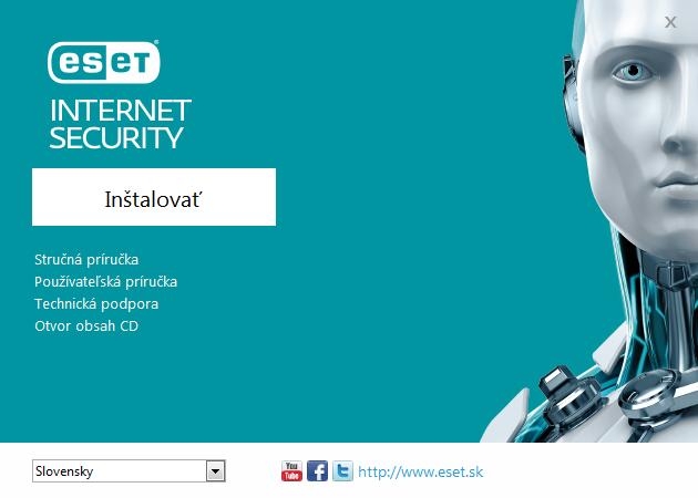 Inštalácia Program ESET Internet Security obsahuje komponenty, na ktoré môže mať súčasné používanie iných antivírusových a bezpečnostných riešení rušivý vplyv.