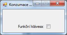 Konzumace kláves Při vyhodnocování stisknutých kláves je problém, že některé ovládací prvky převezmou klávesy a zpracují je samy a na okno programu už nedojde řada. Např.