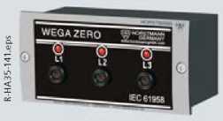 Komponenty Signalizané a meracie zariadenia WEGA ZERO Systém na detekciu napätia poda IEC 62271-206 alebo VDE 0671-206 So signalizáciou A1 až A4 (pozrite legendu) Bez potreby údržby So zabudovanou