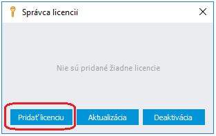 4. Po aktivácii sa Vám zobrazia informácie o Vašej licencii názov firmy, licenčné číslo, platnosť Balíka podpory a počet výplat, na ktoré je licencia zakúpená.