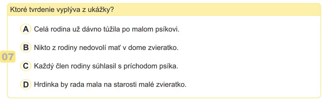 Ukážky úloh a textov z vyučovacích