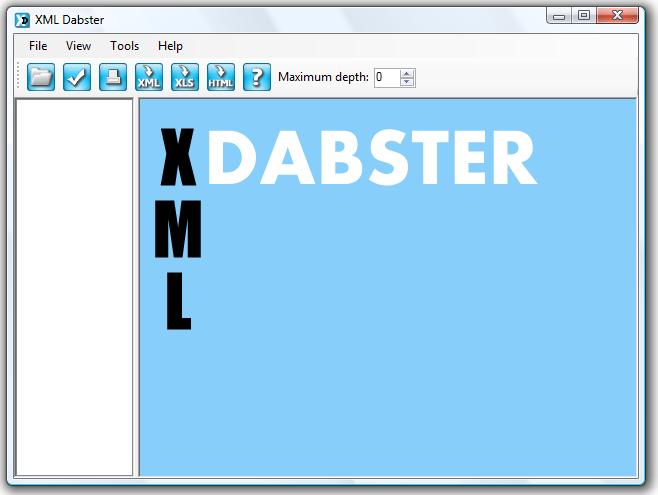 7 Přílohy 7.1 Uživatelská příručka programu XML Dabster Tato kapitola slouží jako uživatelská příručka programu XML Dabster, který byl vytvořen jako součást práce na interaktivní vizualizaci XML.