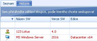 soubory s oranžovým písmem jsou tzv. dočasné vzory. Podrobný popis naleznete v kapitole 8.7e Vzory software.