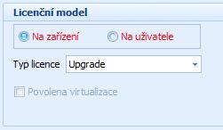 licence=upgrade ve druhém kroku musíte ve vlastnostech licence na kartě Upgrade nastavit tzv. podkladové licence.