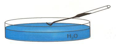 The amount of solution that should be distributed to cover the whole water surface with a hexagonal closed-packed monolayer is limited by the