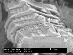 Intensity Intensity intercalates. While peaks of sediment particles, if any, have clear one-phase profile, jet milled particles develop uneven profile with diffractions d ~ 3.7 nm.