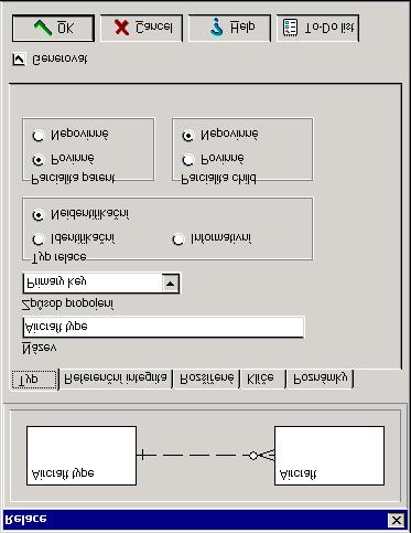 Editing Entities Stra nka c. 8 z 13 Na zev Na zev relace. Zpusob propojenı Jsou 3 zpu soby propojenıparent a child entit. Pres prima rnıklıc parent entity. Pres unique atribut parent entity.