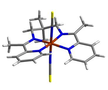 Fe II(III) (L)(NCS)