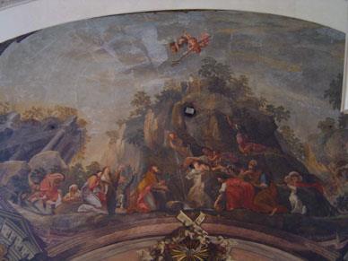 století, olej, plátno, 215 x 200 cm, kostel svatého Mikuláše v Benešově