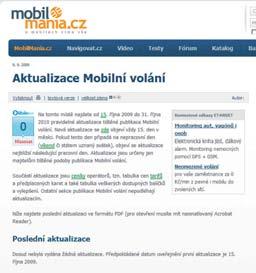 Volejte mobilem levněji MOBILNÍ VOLÁNÍ ROČNÍ AKTUALIZACE DAT ZDARMA NOKIA  2700 NOKIA 6720 NOKIA E52 - PDF Stažení zdarma