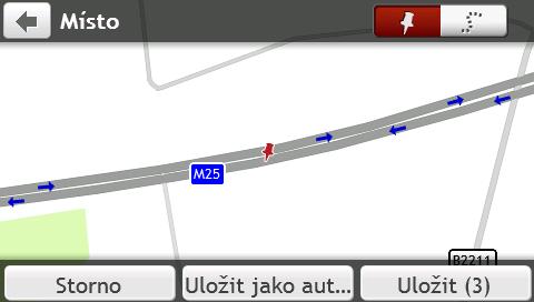 Jak zachytit místo nebo cestu? Funkce zachycení není k dispozici u všech modelů.