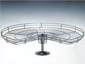 KARUSELY Drátěný program Karusel NOVA celokruh s horním i spodním uchycením, aretací polohy a výškovou regulací 635-850 mm o L1 x L2 750 800 x 800 G1, E2 KK1407 Karusel FINA 3/4 kruh 1 patrový se