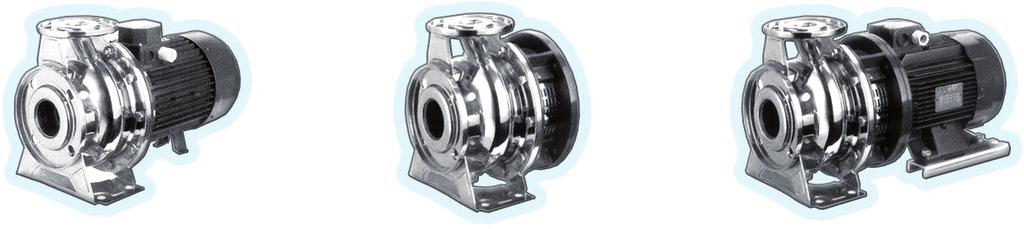 ucpávka NBR/SiC/C Motor napětí F 2, 4, 69 V těleso motoru z Al krytí IP 55 izolace F nepřetržitý provoz Provedení hydraulické díly z nerez oceli 1.41 (AISI 4) nebo 1.