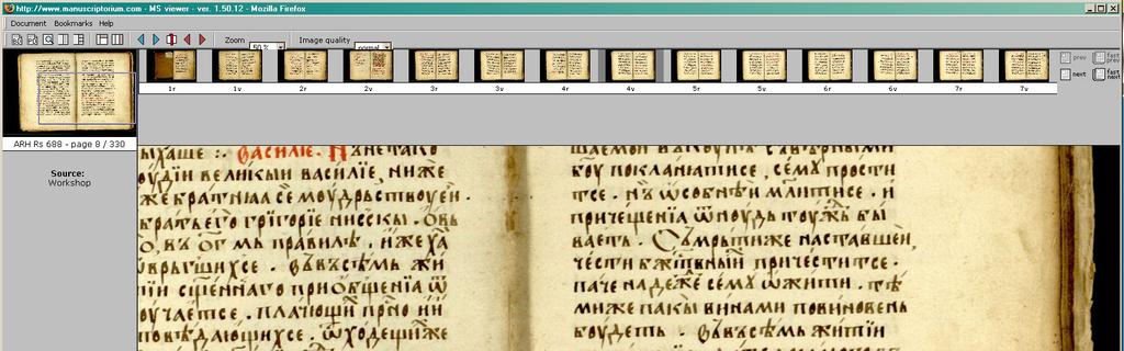 c) Kromě toho byly uspořádány v květnu národní a v červnu 2006 mezinárodní workshopy k problematice digitálního zpřístupnění rukopisů a starých tisků.