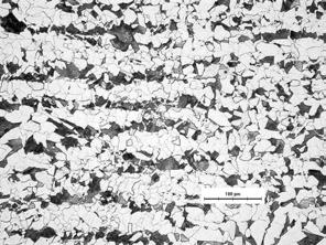 Vickers hardness after deformation 40% at temperature případě feriticko-perlitické ocel B zrno oceli B jemnější než u oceli A.