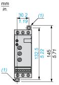 start/soft stop unit (1) For type 2