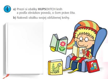 Návrh prípravy na vyučovaciu hodinu číslo 53 Motivačné rozprávanie HUPS povie žiakom, že im dnes ukáže knihy, z ktorých si rád číta.