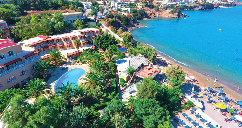 lemujúcich pobrežie cca 30 km od Rethymna, perly západnej Kréty s jachtovým prístavom a romantickými uličkami s množstvom obchodíkov, kaviarní a taverien cca 55 km od letiska v Heraklione cca 40 km