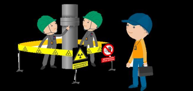 Defektoskopické práce Defektoskopie je řada metod, pomocí které na jaderné elektrárně kontrolujeme konstrukční materiály. Lze tak zjistit různé vady materiálu např.