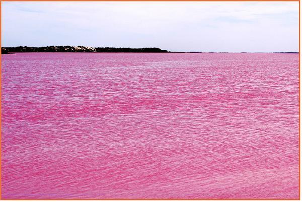 Moře (Israel), Great Salt Lake (Utah, USA), Pink Lake (Austrálie).