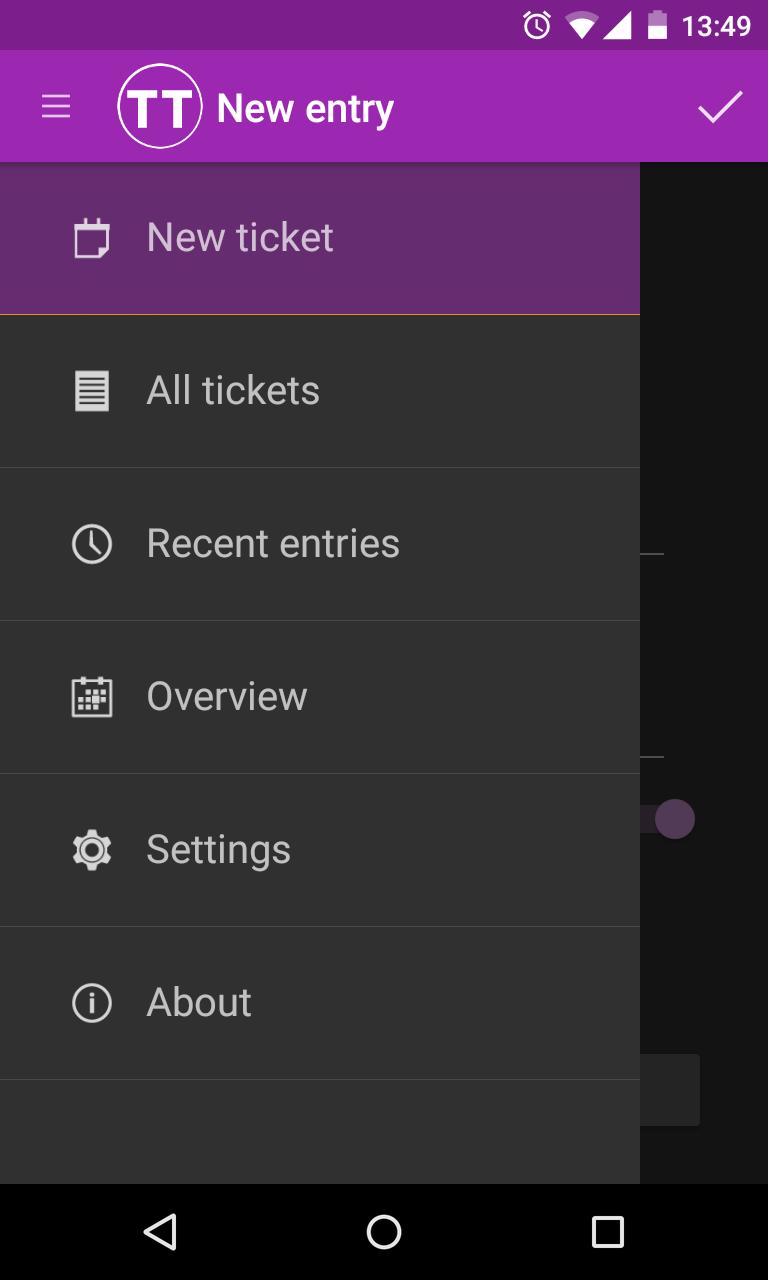 4.4. Realizace mobilní aplikace Obrázek 4.4: Snímky menu spodní části obrazovky. Na obrázku 4.4 je zobrazeno hlavní menu aplikace. Na platformách Android a ios lze menu zobrazit dvěma způsoby.