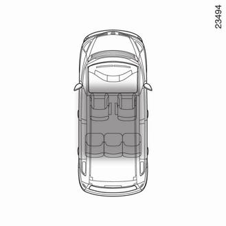 ŠTARTOVANIE, VYPNUTIE MOTORA (1/3) 1 Vypnutie motora Vozidlo stojí, stlačte tlačidlo 1, príslušenstvo ako napr. zapnuté rádio zostáva naďalej zapnuté.