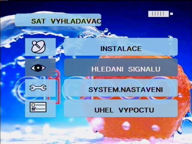 Práce s přístrojem SatFinder Openbox SF-20 Mějte na paměti přístroj SF-20 byl vyroben pro prácí venku v náročných povětrnostních podmínkách.