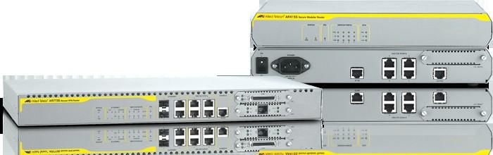 Přehled routerů Allied Telesis AT-AR415S AT-AR441S /AT- AR442S AT-AR770S AT-750S / AT-AR750S-DP Hardwarový Fast Ethernet router s akcelerací VPN Výkonný, modulární a cenově dostupný router s podporou