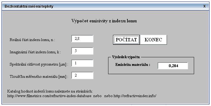 Obr. 8-2 Náhled Program2.xlsm Zdrojový kód programu: Private Sub počítej_click() Dim n#, k#, l#, d#, R#, P#, a#, e#, em# Const Pi = 3.14159265358979 e = 2.718281828 With UserForm1 n =.en k=.ek l =.