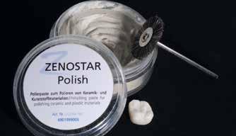 Náhrady Zenostar Full Contour (sintrované) IPS Ivocolor Spracovanie Sintrovaná náhrada by sa mala dodatočne upravovať, iba ak je to nevyhnutné.