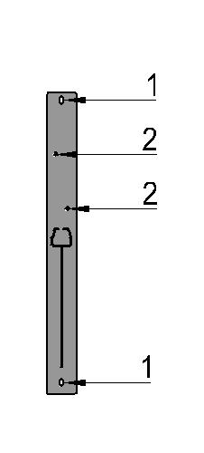 konzola typ 1 konzola typ 2 Obrázek 4a Obrázek 4b x - horních 85 mm kotevní desky konzoly lze v případě nutnosti odřezat.
