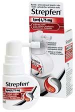 STREPFE Sprej 8,75 mg 15 ml BLESŤ A ZÁPAL HRDLA.