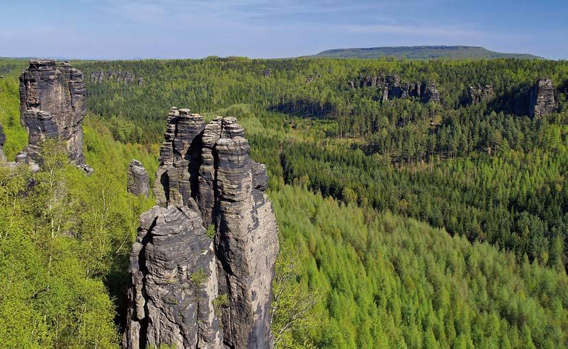 Labské pískovce Grès d Elbe Tiské stěny jsou branou k romantickému kraji Labských pískovců.