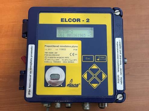 2.5 Elcor 2 Údaje je možné zobraziť na displeji elektronického prepočítavača Elcor 2 prostredníctvom horného tlačidla membránovej klávesnice, pri dodržaní nasledovného postupu: Stláčaním klávesy