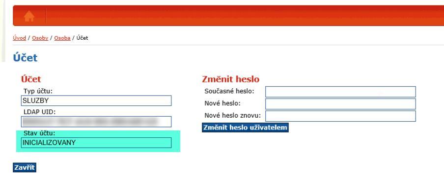 Protože heslo pro přístup k centrálnímu úložišti pro lékaře jsme ještě nezměnili, vrátíme se zpět na stránku Osoba (tlačítkem Zavřít se z obr. 6 dostanete zpět na obr.