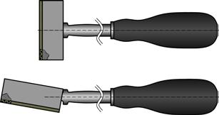 DIAMANTOVÉ OROVNÁVAČE HAND BLOCK Ruční vícekrystalové orovnávače HAND BLOCK jsou diamantové bloky upevněné na ruční držáky. Bloky jsou k držáku připevněny šroubem kolmo na držák.